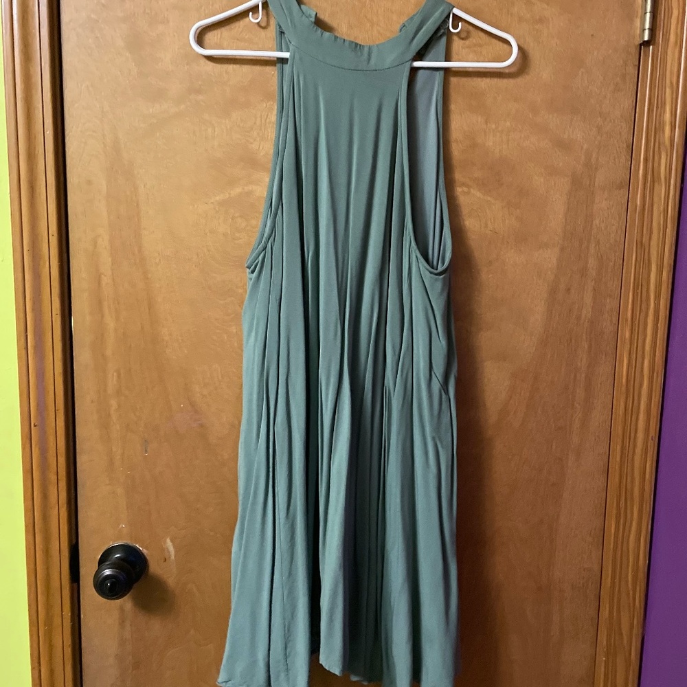 Olive Green Dress